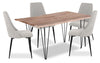 Miya 5-Piece Dining Package - Grey