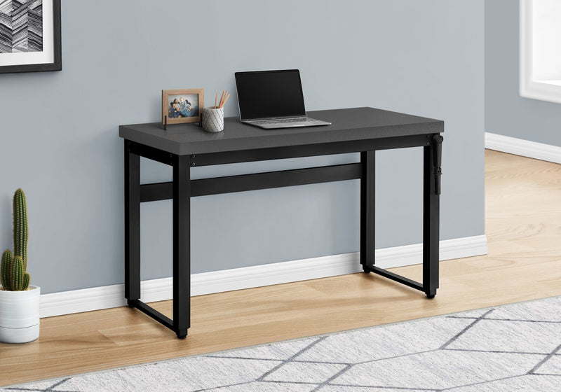 Kai 47.25\" Adjustable Height Office Desk - Grey