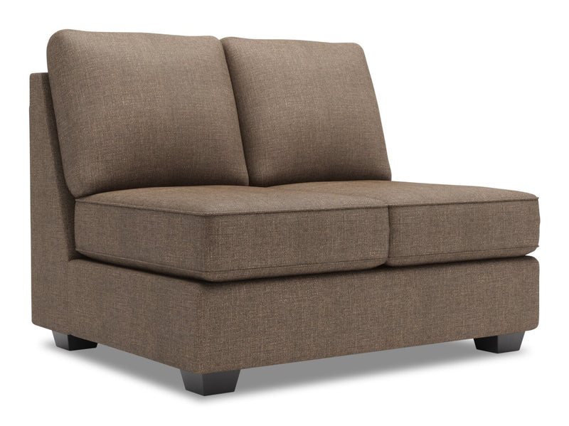Sofa Lab Roll Armless Loveseat - Luna Praline