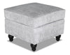 Bellmont Chenille Ottoman - Platinum