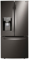 LG 33\" 25 Cu. Ft. French-Door Refrigerator - Smudge Proof Black Stainless Steel - LRFXS2503D
