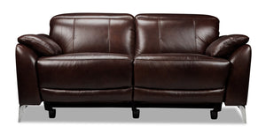 Madesio Power Reclining Loveseat - Brown 