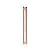 Café 2-Piece Handle Kit for Side-By-Side Refrigerator in Brushed Copper - CXMS2H2PNCU