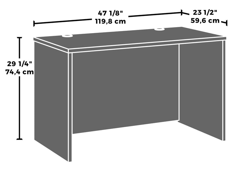 Affirm 47.17\" Commercial Grade Office Desk - Hudson Elm