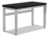 Kai 47.25\" Adjustable Height Office Desk - Black/Silver