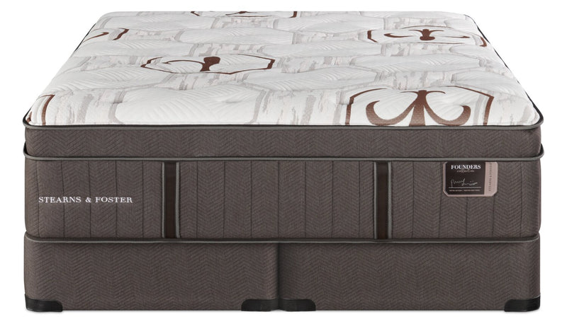 Stearns & Foster Founders Collection Cardiff City Eurotop Split Queen Mattress Set