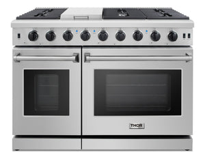 Thor Kitchen 6.8 Cu. Ft. Six-Burner Professional Gas Range – LRG4807U-SS