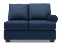 Sofa Lab Roll RAF Loveseat - Pax Navy