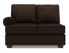 Sofa Lab Roll LAF Loveseat - Luxury Chocolate