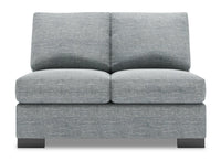 Sofa Lab Track Armless Loveseat - Luna Pewter