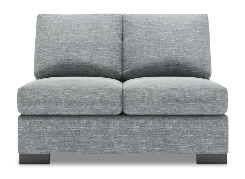 Sofa Lab Track Armless Loveseat - Luna Pewter