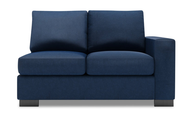 Sofa Lab Track RAF Loveseat - Pax Navy