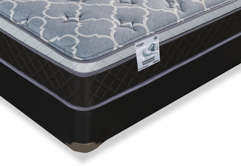 Springwall Salerno Eurotop Low-Profile King Mattress Set
