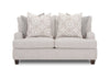 Ainsley Linen-Look Fabric Loveseat - Linen