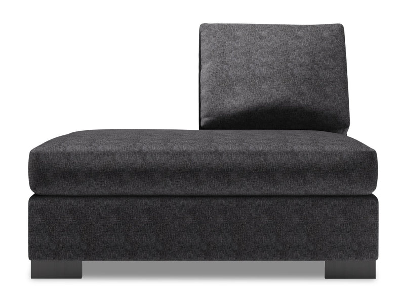 Sofa Lab Track LAF Chaise Return - Luxury Charcoal