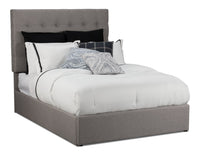 Jace Storage Platform Full Bed - Taupe 