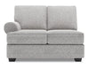 Sofa Lab Roll LAF Loveseat - Luna Domino