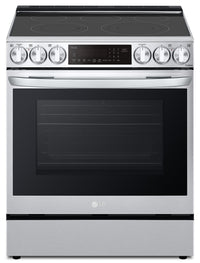 LG 6.3 Cu. Ft. Smart Electric Range with Air Fry and ProBake Convection® - Smudge Proof Stainless St…