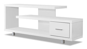 Rene 60” TV Stand - White