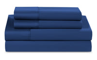 BEDGEAR Hyper-Cotton™ King Split Sheet Set - Navy 