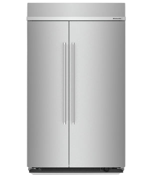 KitchenAid 30 Cu. Ft. Built-In Side-by-Side Refrigerator - KBSN708MPS