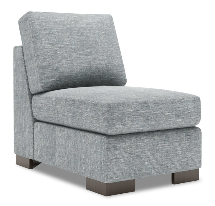 Sofa Lab Track Armless Chair - Luna Pewter