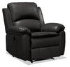 Chandler Leath-Aire Power Recliner - Grey