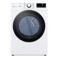 LG 7.4 Cu. Ft. Smart Gas Dryer - White - Stackable - DLG3601W 