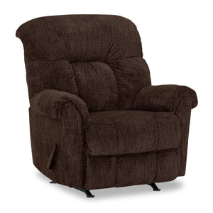 8527 Chenille Rocker Recliner - Fighter Mink