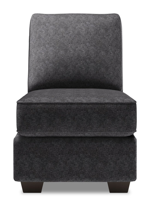 Sofa Lab Roll Armless Chair - Luxury Charcoal