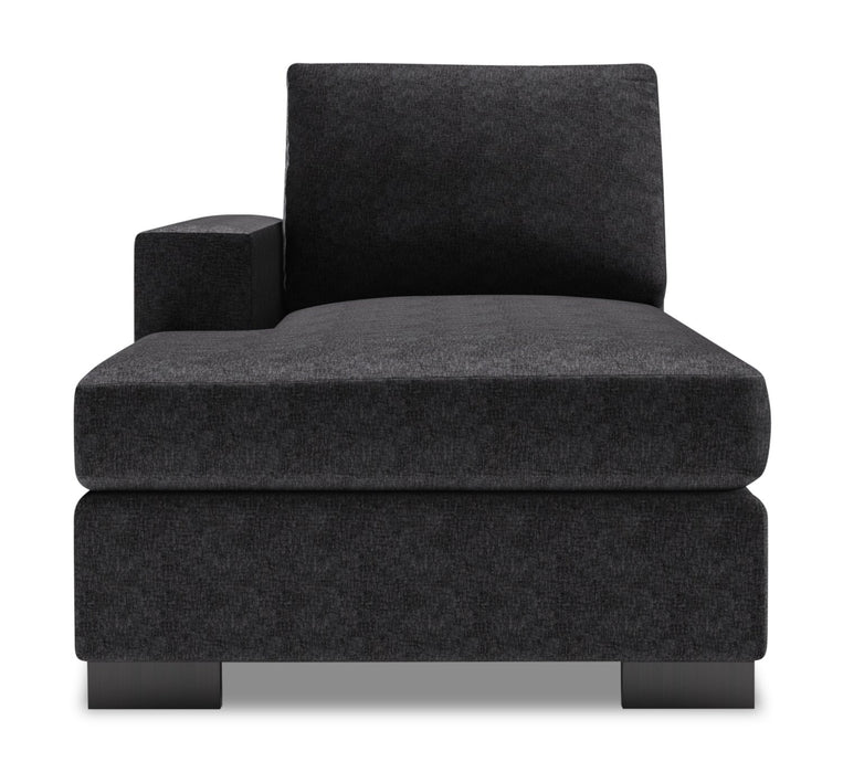 Sofa Lab Track LAF Chaise - Luxury Charcoal