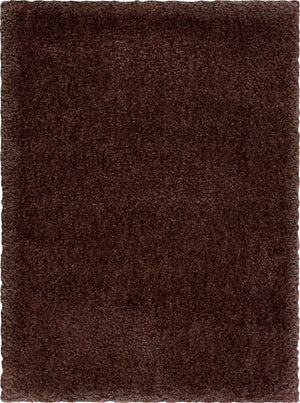 Lawson Coffee Shag Area Rug - 5' x 7'