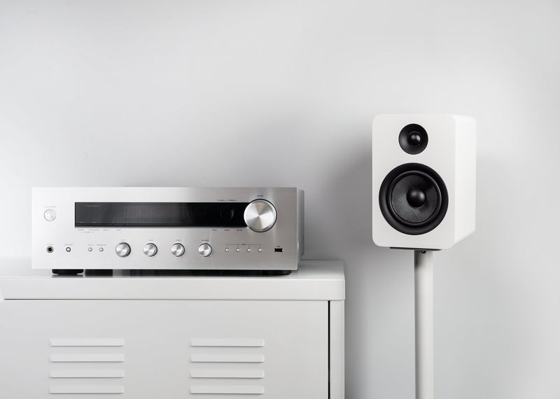 Kanto YU Passive 5.25\" Bookshelf Speakers with 1\" Silk Dome Tweeter - White