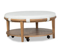 Rhett Round Coffee Table - White 