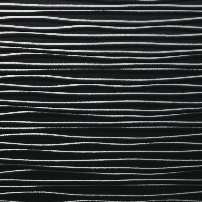 Atlas 5pc Bedroom Set with Bed, Dresser & Mirror, Mid-Century Modern, Black - Queen Size