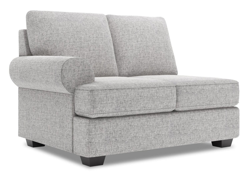 Sofa Lab Roll LAF Loveseat - Luna Domino
