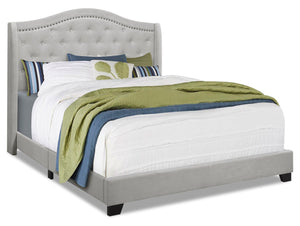 Penelope Queen Bed - Grey