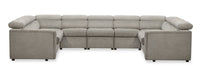 Savvy 5-Piece Linen-Look Sectional 