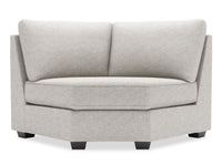 Sofa Lab Roll Curved Wedge - Luxury Silver 