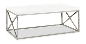 Harper Coffee Table - White 