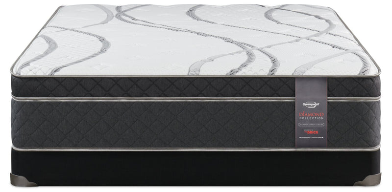 Springwall Radiant Eurotop Low-Profile Twin Mattress Set