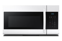 Samsung 1.7 Cu. Ft. Over-the-Range Microwave with 300 CFM and Auto Cook & Reheat - White - ME17R7021… 