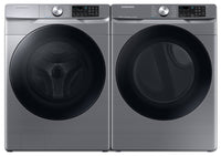 Samsung 5.2 Cu. Ft. Front-Load Washer and 7.5 Cu. Ft. Electric Dryer - Platinum 