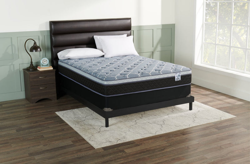 Springwall Salerno Eurotop Low-Profile Full Mattress Set
