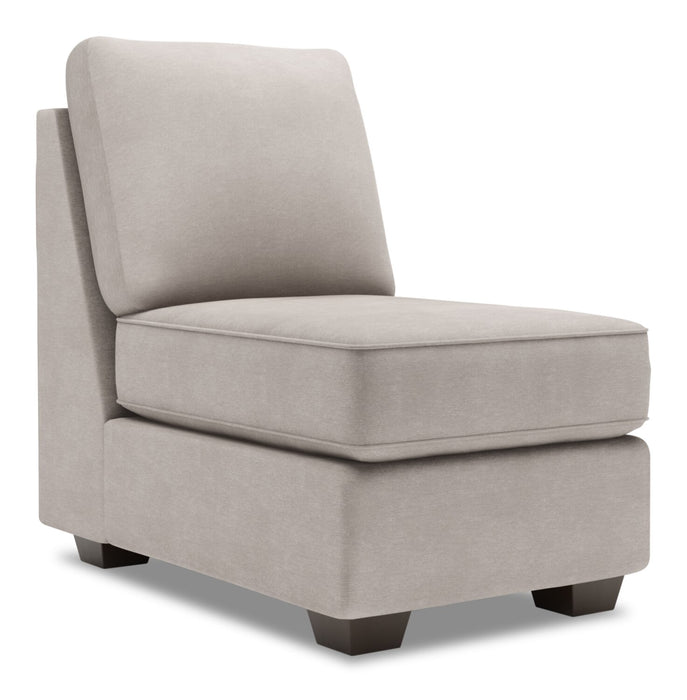Sofa Lab Roll Armless Chair - Pax Slate
