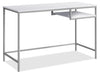 Frankie 48\" Office Desk with Shelf - White