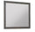 Koda Bedroom Dresser Mirror, Pine Wood - Grey