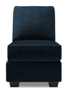 Sofa Lab Roll Armless Chair - Luxury Indigo