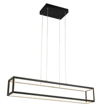 Zeta Modern Matte Black LED Pendant Ceiling Light