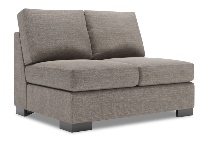 Sofa Lab Track Armless Loveseat - Luna Smoke